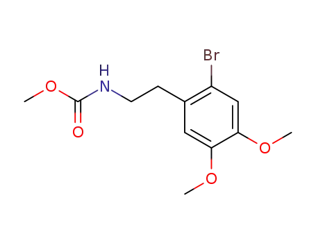 Molecular Structure of 74054-31-2 (methyl [2-(2-bromo-4,5-dimethoxyphenyl)ethyl]carbamate)