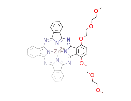 Molecular Structure of 1104908-96-4 (ZnPc[O(CH<sub>2</sub>CH<sub>2</sub>O)2Me]2)