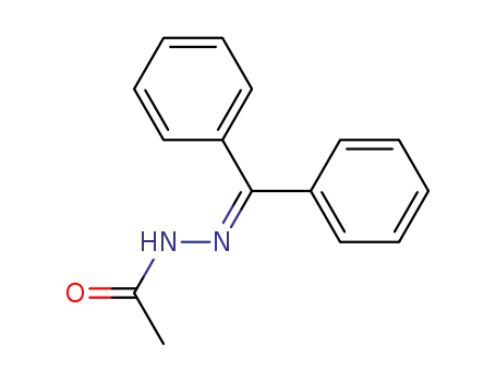 Molecular Structure of 52919-86-5 (Acetic acid,2-(diphenylmethylene)hydrazide)