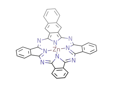 Molecular Structure of 143566-48-7 (zinc mononaphthotribenzotetraazaporphyrine)