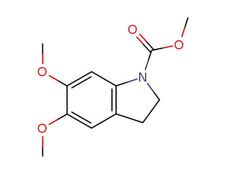 2,3-dihydro-5,6-dimethoxy-1-methoxycarbonyl-1H-indole
