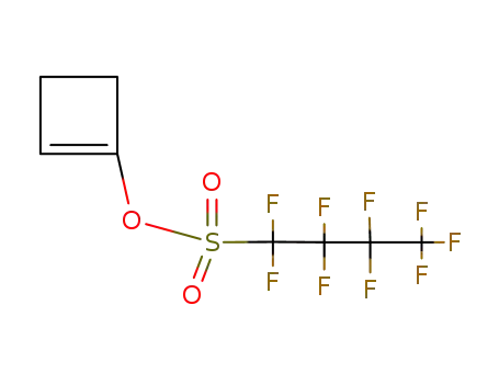 Molecular Structure of 38554-51-7 (1-Butanesulfonic acid, 1,1,2,2,3,3,4,4,4-nonafluoro-, 1-cyclobuten-1-yl
ester)