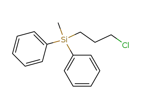Molecular Structure of 2632-97-5 (CHLOROPROPYLDIPHENYLMETHYLSILANE)