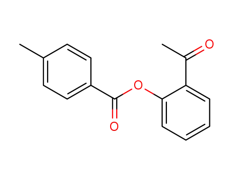 Benzoic acid, 4-methyl-, 2-acetylphenyl ester