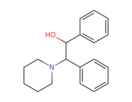 Molecular Structure of 19640-37-0 ((1S,2R)-1,2-diphenyl-2-(piperidin-1-yl)ethanol)