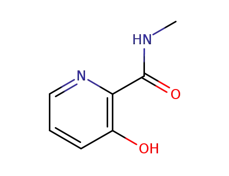 Molecular Structure of 1196-30-1 (3-hydroxy-N-methylpyridine-2-carboxamide)