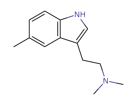 Molecular Structure of 22120-39-4 (5-METHYL-N,N-DIMETHYLTRYPTAMINE)