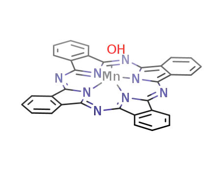 Molecular Structure of 63105-50-0 (Mn(OH)-phthalocyanine)