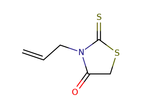 Molecular Structure of 1457-47-2 (3-ALLYLRHODANINE)