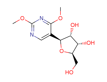 (2S,3S,4R,5R)-2-(2,4-dimethoxypyrimidin-5-yl)-5-hydroxymethyltetrahydrofuran-3,4-diol