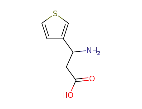 Molecular Structure of 94333-62-7 (3-AMINO-3-(THIOPHEN-3-YL)PROPANOIC ACID)