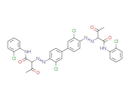 Butanamide,2,2'-[(3,3'-dichloro[1,1'-biphenyl]-4,4'-diyl)bis(2,1-diazenediyl)]bis[N-(2-chlorophenyl)-3-oxo-