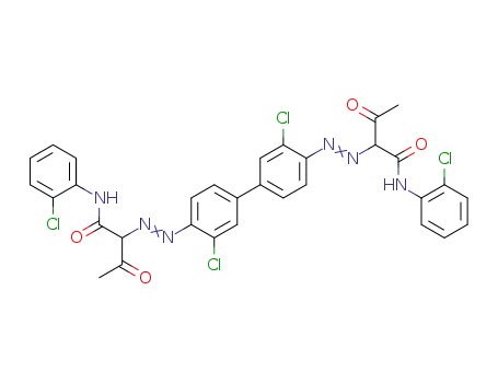 2,2'-[(3,3'-dichloro[1,1'-biphenyl]-4,4'-diyl)bis(azo)]bis[N-(2-chlorophenyl)-3-oxobutyramide]