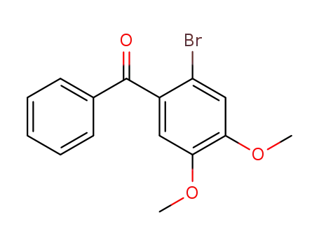 Molecular Structure of 59142-61-9 (Methanone, (2-bromo-4,5-dimethoxyphenyl)phenyl-)