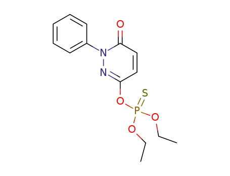 Molecular Structure of 119-12-0 (Pyridaphenthion)