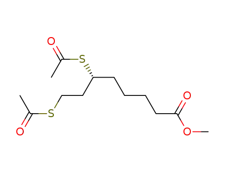 Molecular Structure of 240414-07-7 (Methyl (6R)-6,8-diacetyldihydrolipoate)