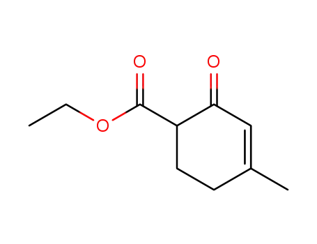Molecular Structure of 14619-42-2 (3-Cyclohexene-1-carboxylic acid, 4-methyl-2-oxo-, ethyl ester)