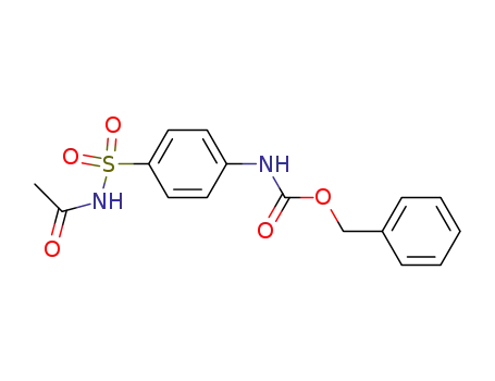 Molecular Structure of 847507-38-4 (<i>N</i>-benzyloxycarbonyl-sulfanilic acid acetylamide)