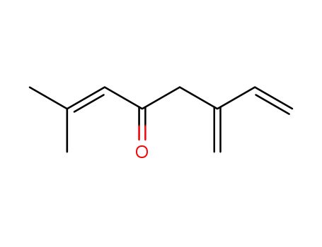 Molecular Structure of 539-70-8 (2-methyl-6-methylideneocta-2,7-dien-4-one)