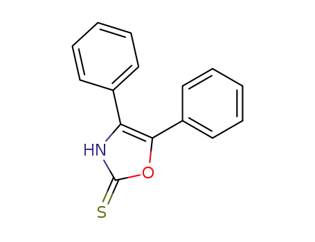 Molecular Structure of 6670-13-9 (4,5-DIPHENYL-2-MERCAPTOOXAZOLE)