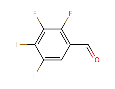 Molecular Structure of 16583-06-5 (Benzaldehyde,2,3,4,5-tetrafluoro-)