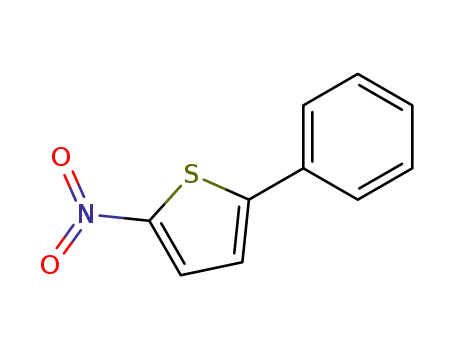 Molecular Structure of 18150-93-1 (2-phenyl-5-nitrothiophene)