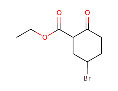 Molecular Structure of 118577-36-9 (ethyl 5-bromo-2-oxocyclohexanecarboxylate)