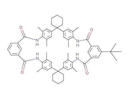 Molecular Structure of 169179-44-6 (11'-(tert-butyl)-5',17',23',35',38',40'43',45'-octamethyldispiro[cyclohexane-1,2'-[7,15,25,33]tetraazaheptacyclo[32.2.2.2.2(3,6).2(16,19).2(21,24).1(3,13).1(27,31)]hexatetraconta[3,5,9,11,13<sup>(44)</sup>,16,18,21,23,27,29,31<sup>(39)</sup>,34,36,37,40,42,45]octadecaene..].)