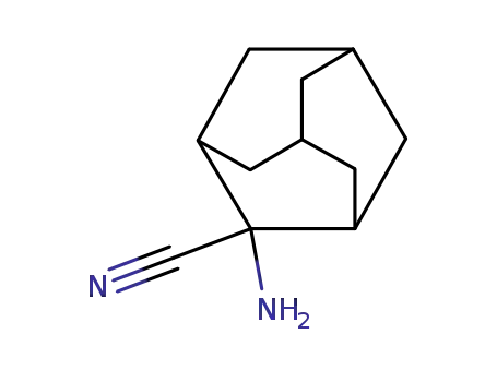 Molecular Structure of 24779-93-9 (2-aminoadamantane-2-carbonitrile)