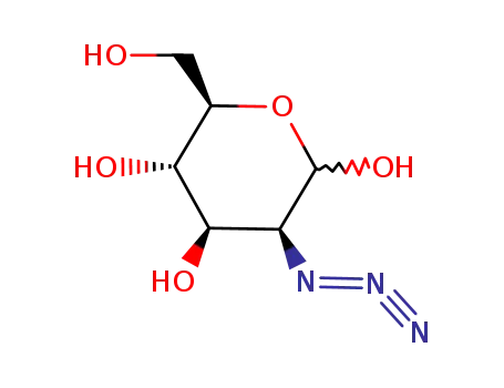 Molecular Structure of 97604-58-5 (2-azido-2-deoxy-D-mannopyranose)