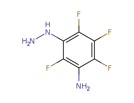 Molecular Structure of 2247-97-4 (2,3,4,6-tetrafluoro-5-hydrazinylaniline)