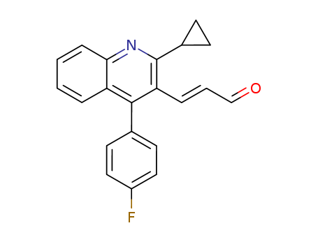 2-Propenal,3-[2-cyclopropyl-4-(4-fluorophenyl)-3-quinolinyl]-