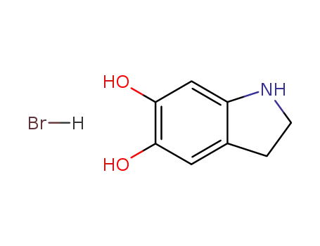 Molecular Structure of 138937-28-7 (DIHYDROXYINDOLINE HBR)