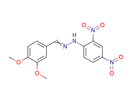 Molecular Structure of 1168-59-8 (Benzaldehyde, 3,4-dimethoxy-, (2,4-dinitrophenyl)hydrazone)