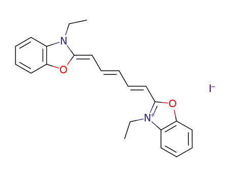Molecular Structure of 14806-50-9 (3,3'-DIETHYLOXADICARBOCYANINE IODIDE)