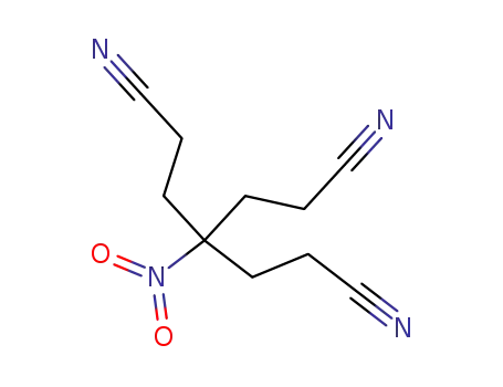 Molecular Structure of 1466-48-4 (1,1,1-TRIS(2-CYANOETHYL)NITROMETHANE)