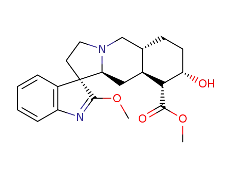 Molecular Structure of 36193-50-7 (17-hydroxy-2-methoxy-17,18-cyclo-corynox-1-ene-16-carboxylic acid methyl ester)