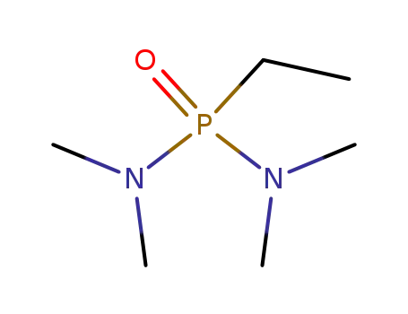 Molecular Structure of 14655-69-7 (Phosphonic diamide,P-ethyl-N,N,N',N'-tetramethyl-)