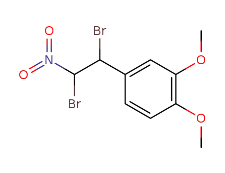 Molecular Structure of 55446-63-4 (4-(1,2-dibromo-2-nitro-ethyl)-1,2-dimethoxy-benzene)