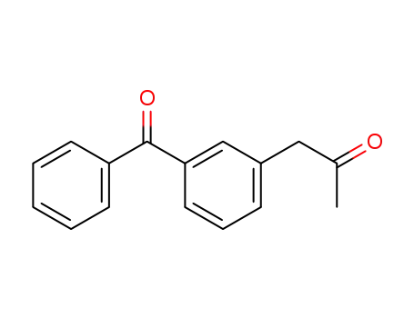 Molecular Structure of 79868-86-3 (2-Propanone, 1-(3-benzoylphenyl)-)