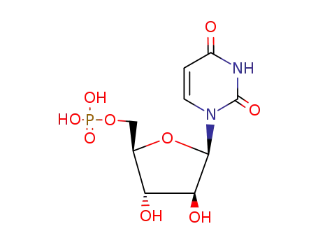 Molecular Structure of 18354-06-8 (Uracil Arabinonucleoside 5'-Phosphate)