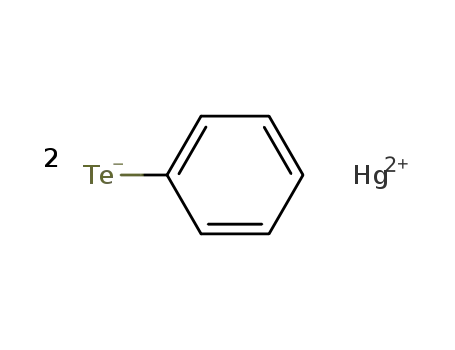 Molecular Structure of 97671-41-5 (mercury bis(phenyltellurolate))