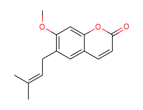 Molecular Structure of 581-31-7 (Suberosin)