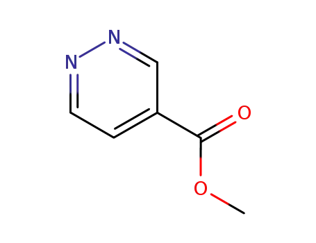 Molecular Structure of 34231-77-1 (Pyridazine-4-carboxylic acid methyl ester)