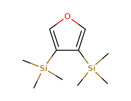 Molecular Structure of 126386-46-7 (Silane, 3,4-furandiylbis[trimethyl-)