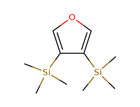 Molecular Structure of 126386-46-7 (Silane, 3,4-furandiylbis[trimethyl-)
