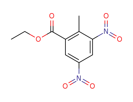 Molecular Structure of 854646-60-9 (ethyl 2-methyl-3,5-dinitro-benzoate)