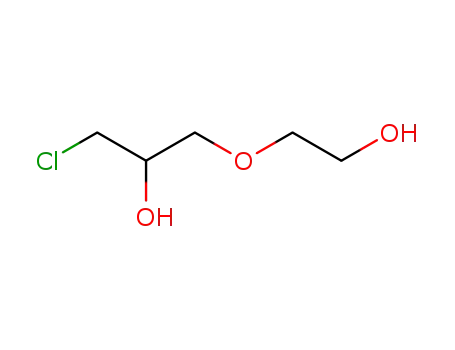 Molecular Structure of 18371-74-9 (1-chloro-3-(2-hydroxyethoxy)propan-2-ol)