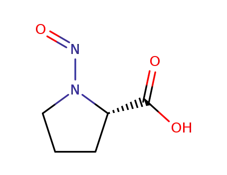 Molecular Structure of 7519-36-0 (N-NITROSO-L-PROLINE)