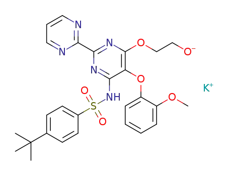 Molecular Structure of 1174918-31-0 (bosentan potassium)